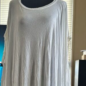White Long Top One Size Fits All